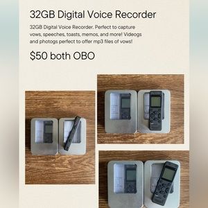 32GB Digital Voice Recorder